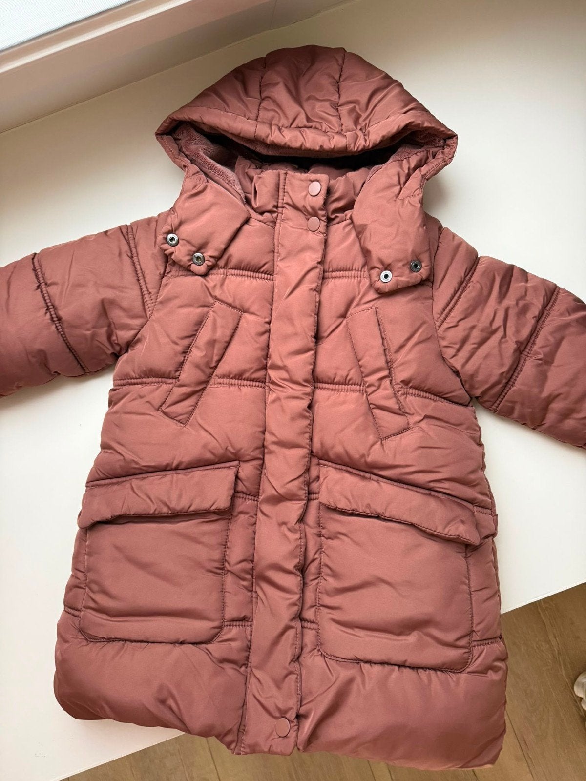 NEXT Super mooie winterjas jas gevoerd capuchon mt 104 nieuw, Kinderen en Baby's, Kinderkleding | Maat 104, Meisje, Ophalen of Verzenden