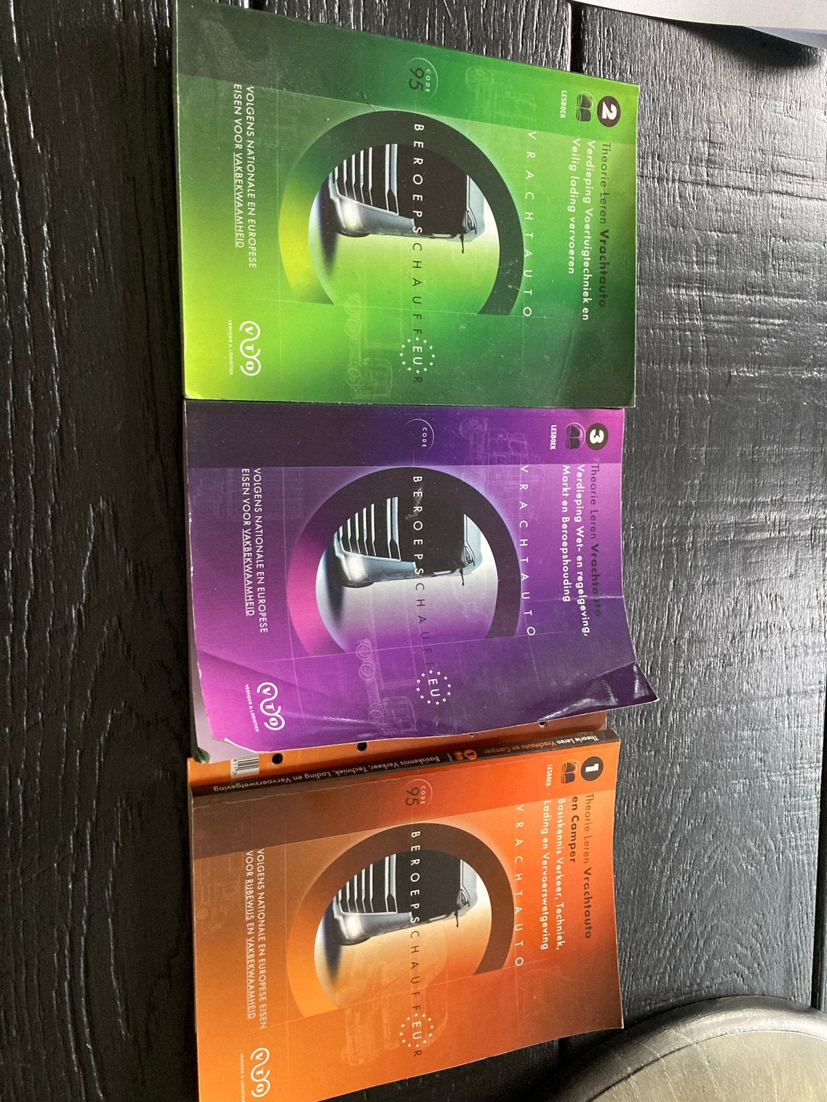 Theorie Leren Vrachtauto & Camper - Complete Set (3 Boeken), Ophalen of Verzenden, Gelezen, MBO