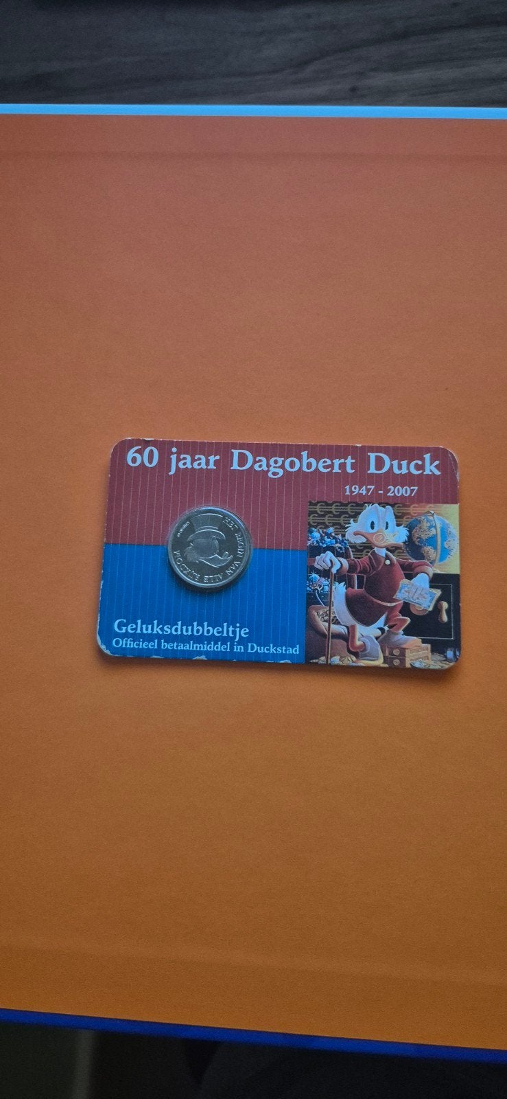 Donald Duck Geluksdubbeltje ABN AMRO - 60 jaar Dagobert Duck, Ophalen of Verzenden, Koningin Beatrix, Overige waardes, Setje