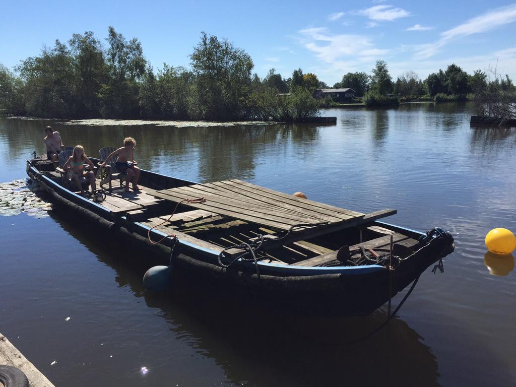 Opknapper party boot / tuindersvlet / praam, Ophalen, Gebruikt, IJzer