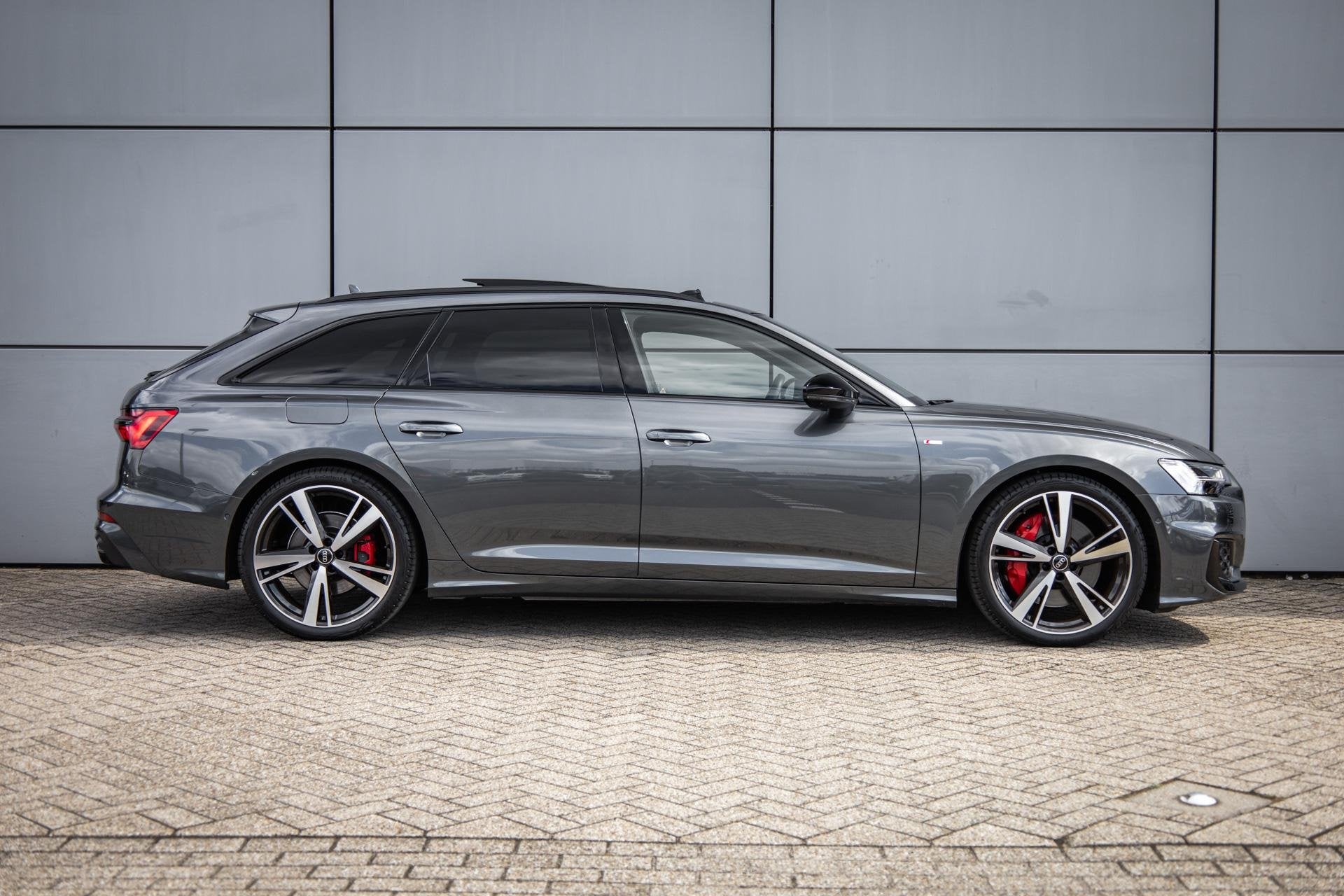 Audi A6 Avant 55 TFSIe 367pk quattro Pro Line S Competition, Auto's, Automaat, Verwarmde buitenspiegels, Gebruikt, 4 cilinders
