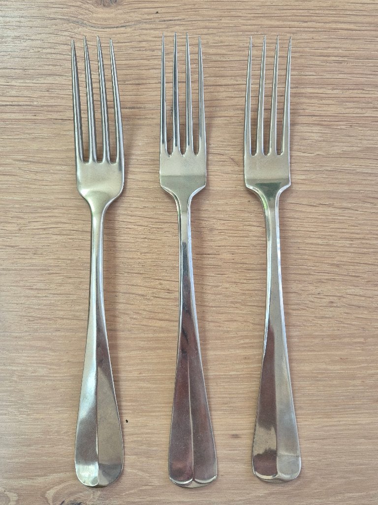 Vintage verzilverde vorken, Ophalen of Verzenden