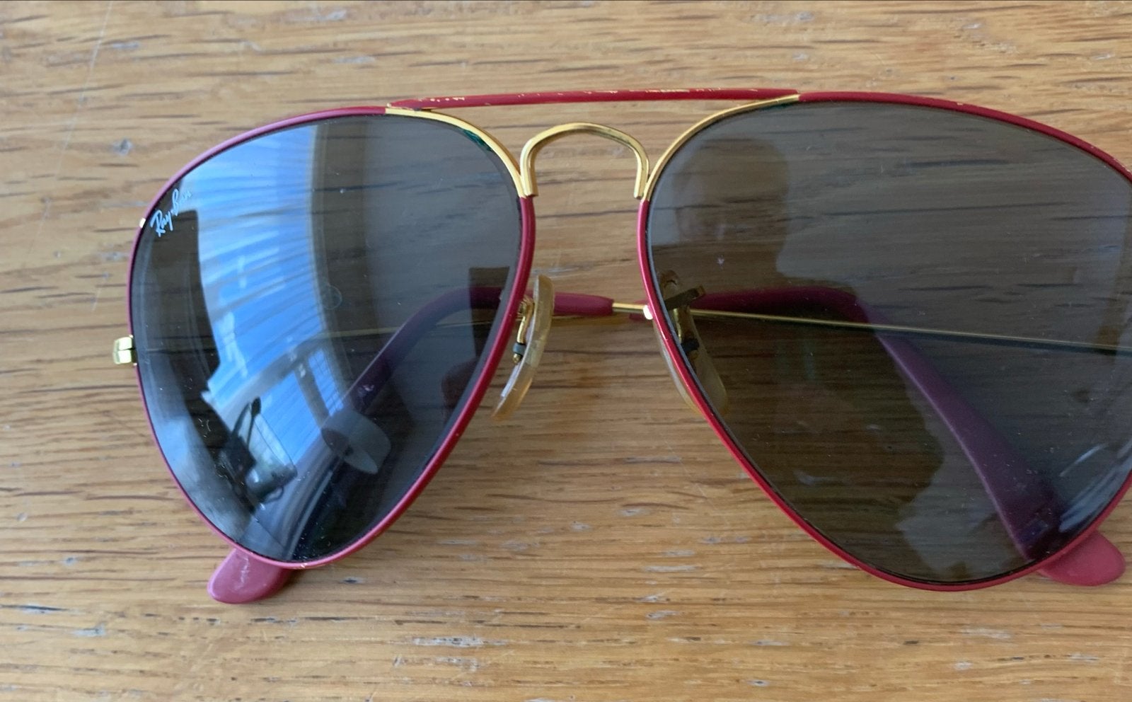 Donker roze Ray-Ban zonnebril dames model, Gebruikt, Zonnebril, Ophalen of Verzenden, Ray-Ban