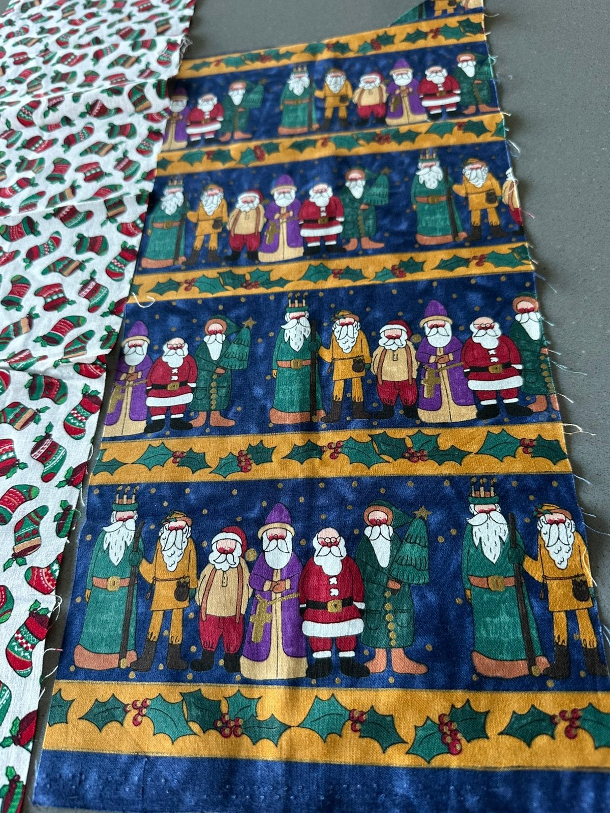 2 kerst quilt stof lapjes samen 5.00, Ophalen of Verzenden, Zo goed als nieuw, 30 tot 120 cm, Katoen