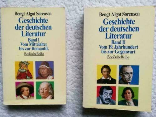 Sørensen - Geschichte der deutschen Literatur, 2 delen, Ophalen of Verzenden, Gelezen, Bengt Algot Sørensen