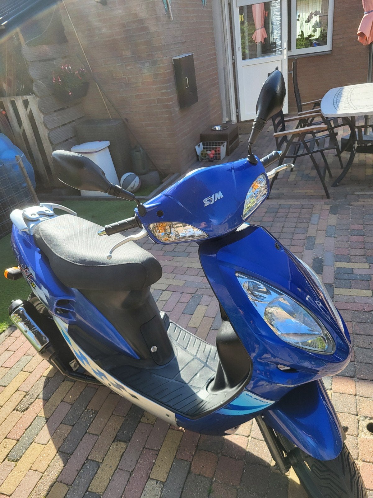 Sym Jet Euro Sport X 2006 - Volledig onderhouden! blauw grij, Ophalen, Tweetakt, Gebruikt, SYM