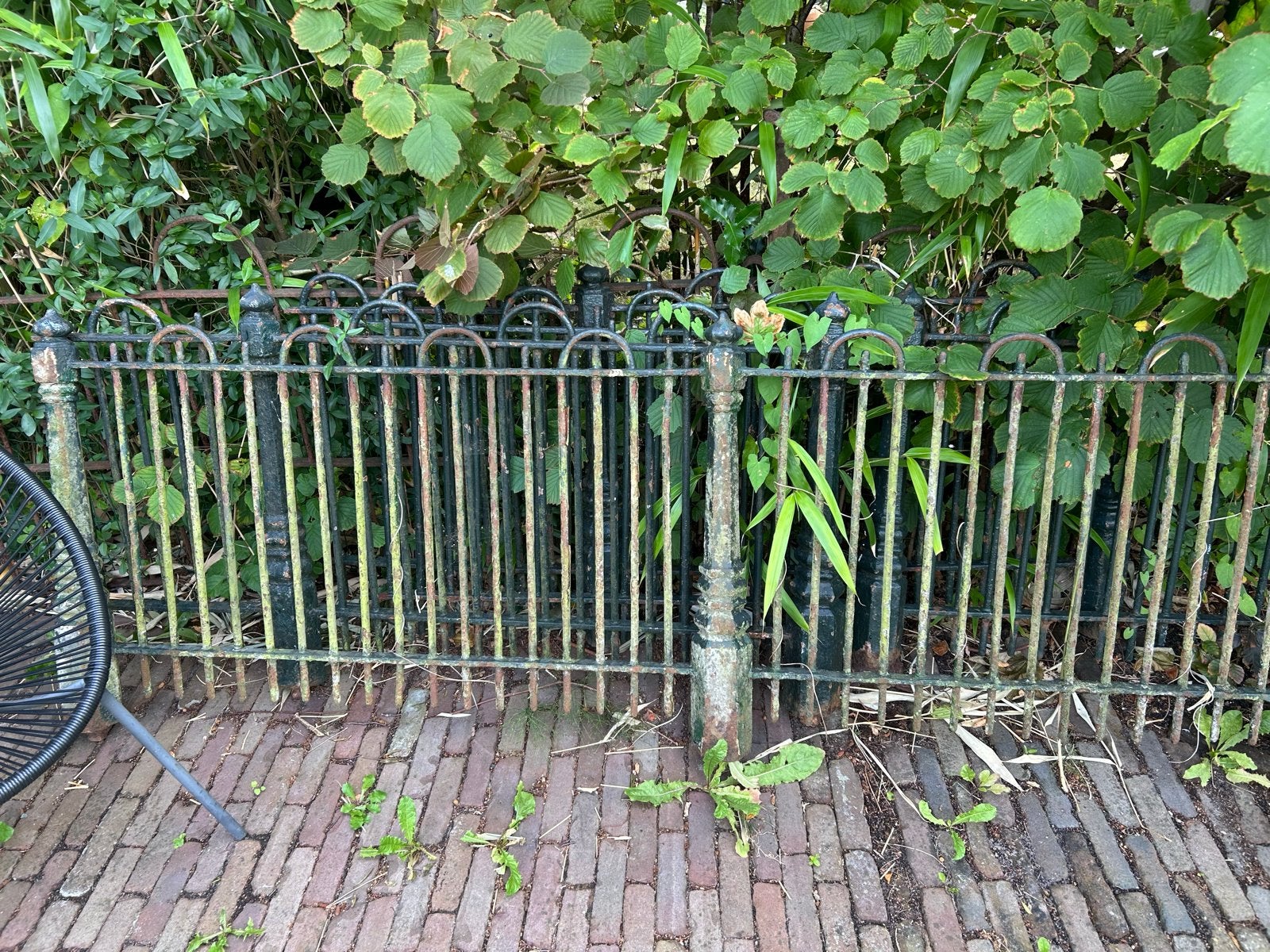 Gezocht: Soortgelijk oud smeedijzeren hekwerk, Ophalen, Gebruikt