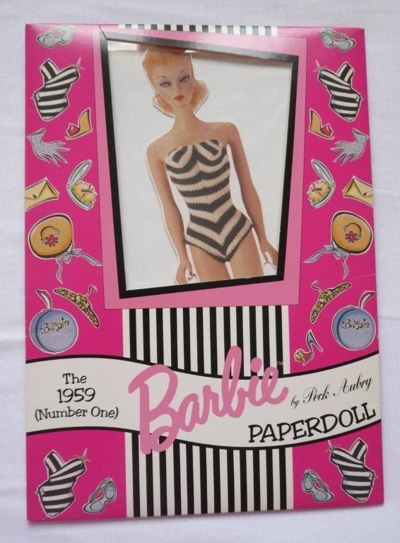 Papieren paspop i.v.m. 35 jaar Barbie (1994), Ophalen of Verzenden, Zo goed als nieuw, Overige typen