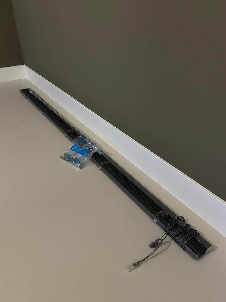 Partij aliminium jaloezieën, Ophalen, 100 tot 150 cm, Zwart, Nieuw