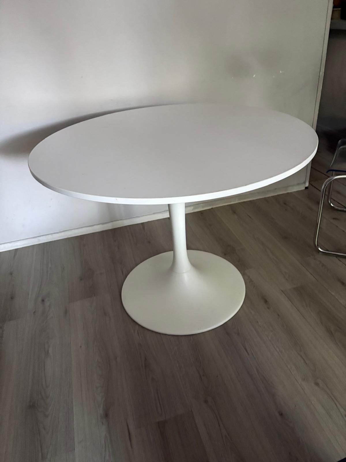 Ikea Ronde Eettafel, Ophalen, Kunststof, Gebruikt, 100 tot 150 cm