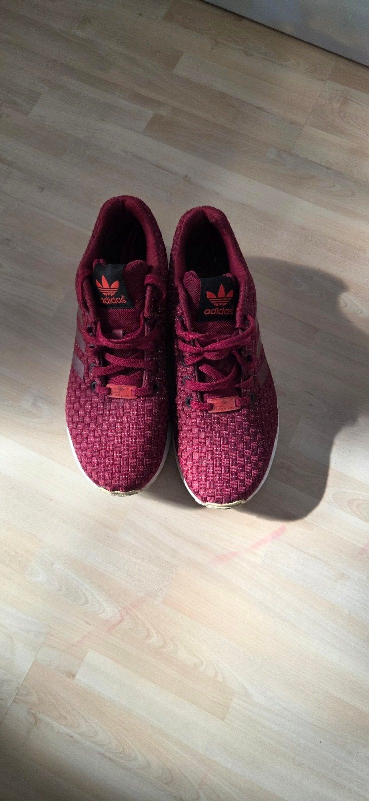 Adidas ZX Flux - Bordeauxrode sneakers maat 42, Ophalen, Overige kleuren, Sneakers of Gympen, Adidas