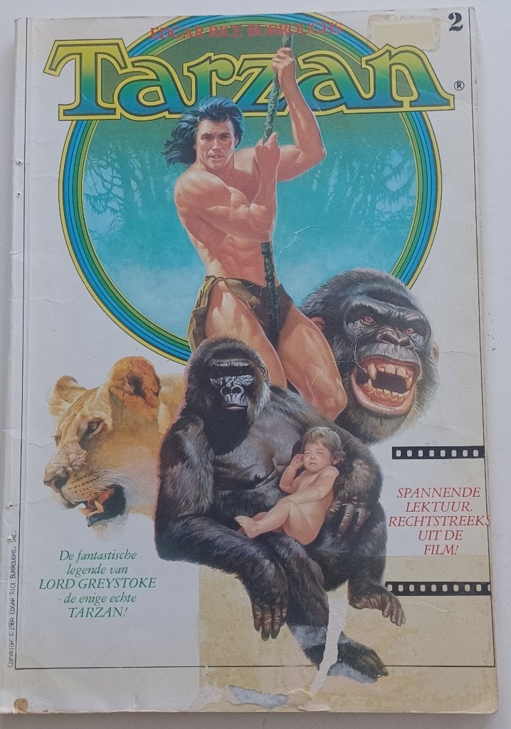 tarzan de fantastische legende, Boeken, Stripboeken, Gelezen, Eén stripboek, Ophalen of Verzenden, Edgar Rice Burroughs