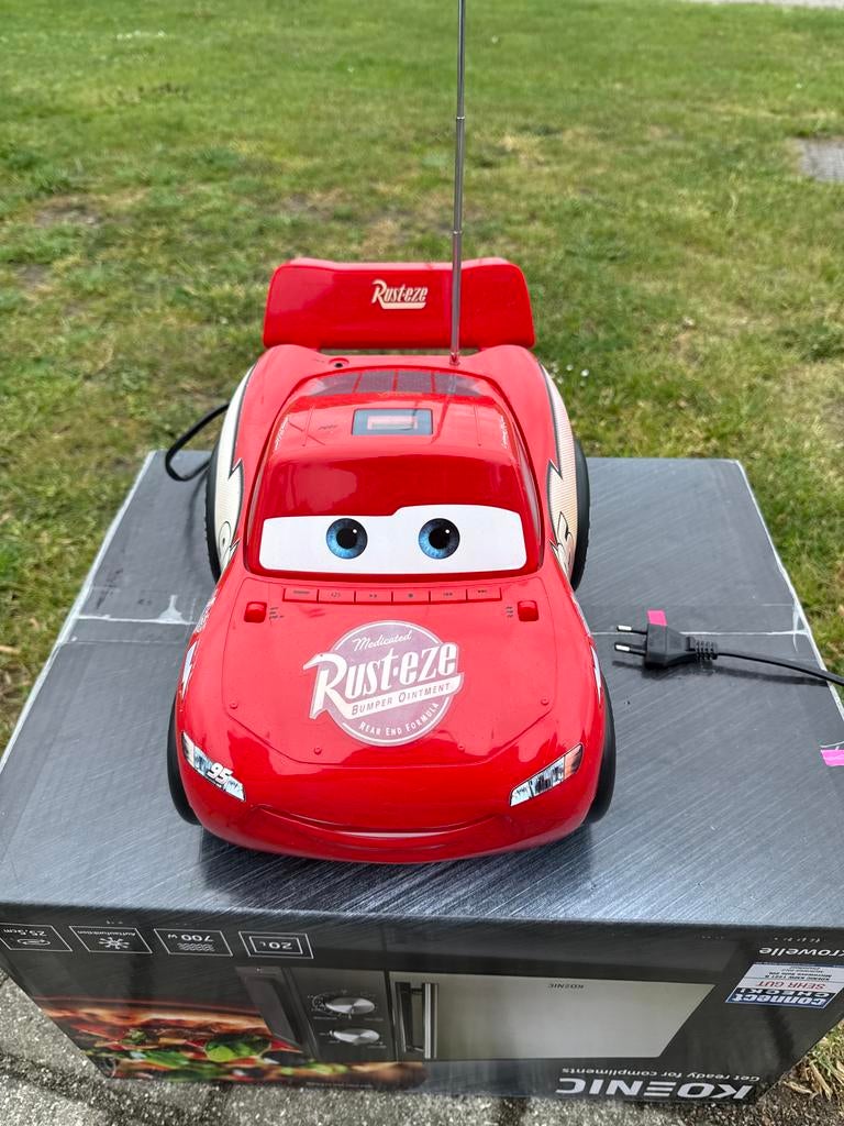 Disney Cars Lightning McQueen CD-speler met radio, Ophalen, Gebruikt, Overige merken, Met radio