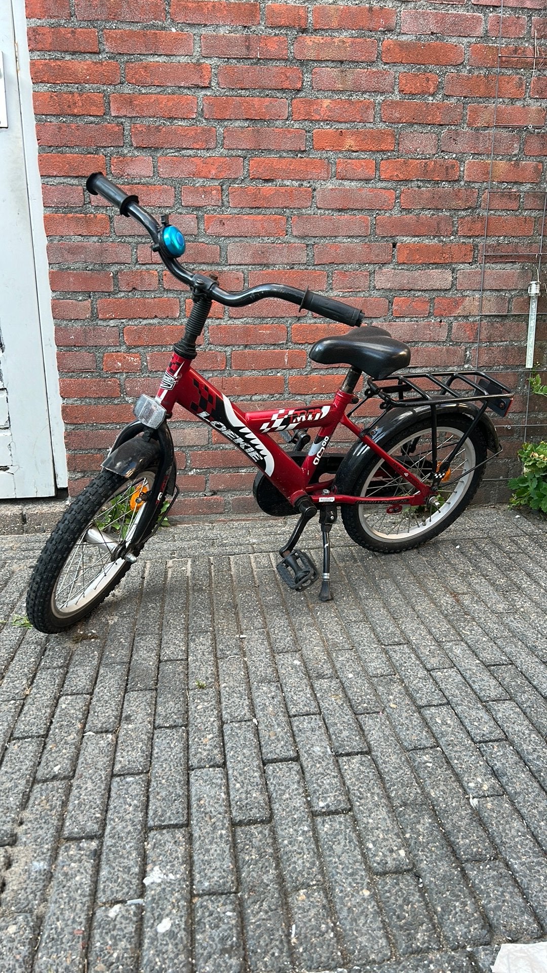 Loekie kinder fiets 16 inch met terugtraprem, Ophalen of Verzenden, Gebruikt, Terugtraprem, 16 tot 20 inch