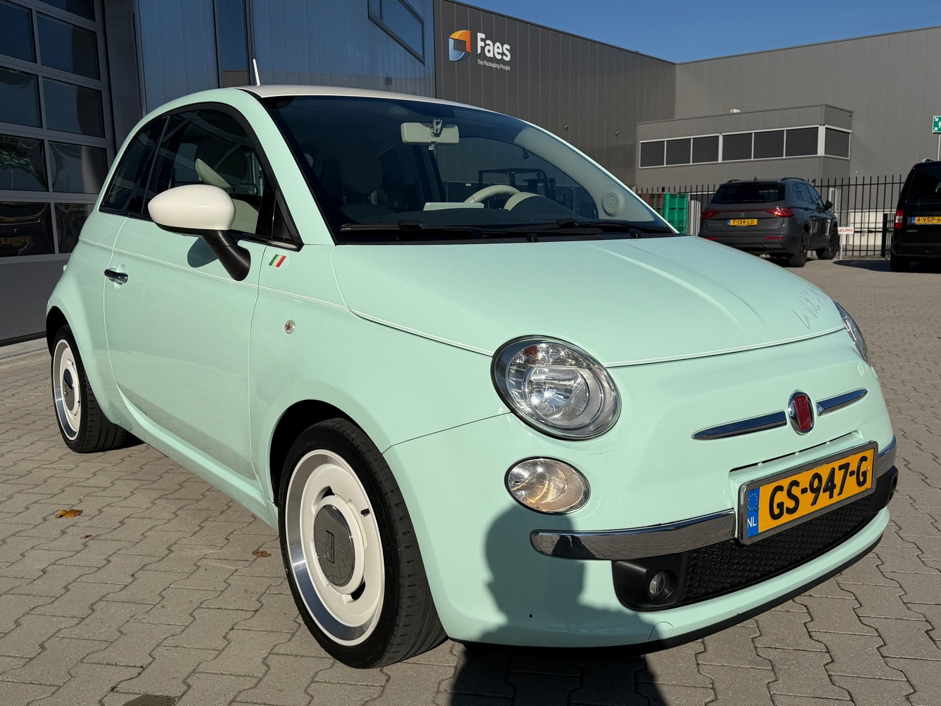 Fiat 500 0.9 TwinAir Turbo Vintage '57 /CarPlay/ leder/, Voorwielaandrijving, Gebruikt, 905 kg, Handgeschakeld
