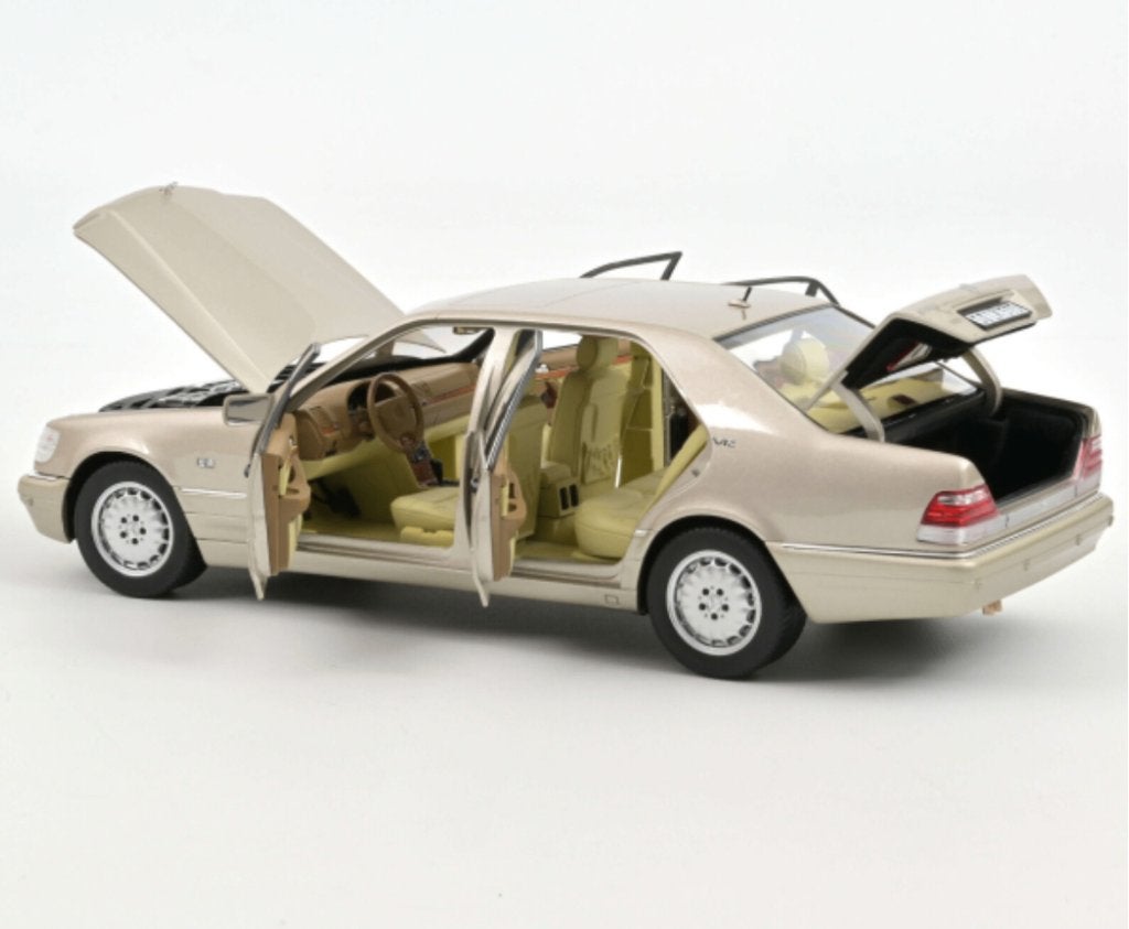 Mercedes Benz S600 1997 zilver schaal 1/18 NOREV ref. 183723, Hobby en Vrije tijd, Verzenden, Nieuw, Auto, Norev