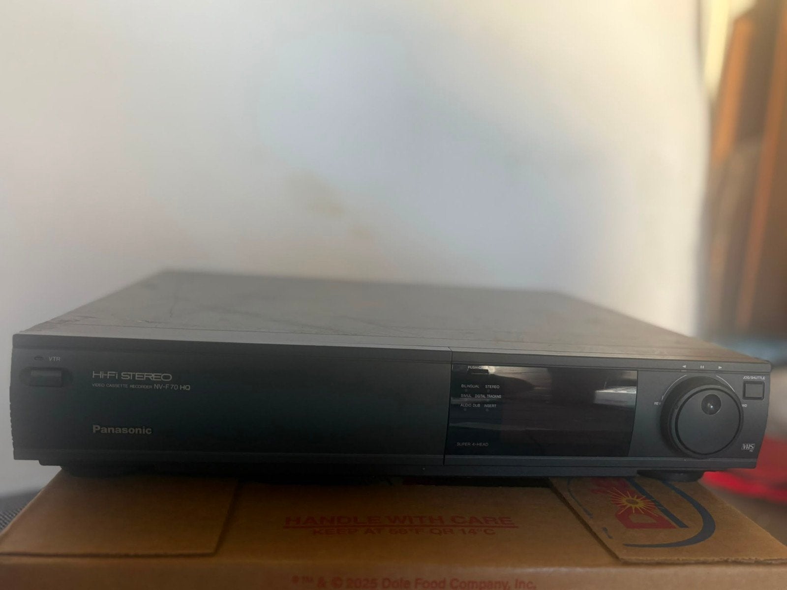 Panasonic NV-F70EV Hi-Fi Stereo VHS-speler/recorder, Ophalen of Verzenden, Gebruikt, VHS-speler of -recorder