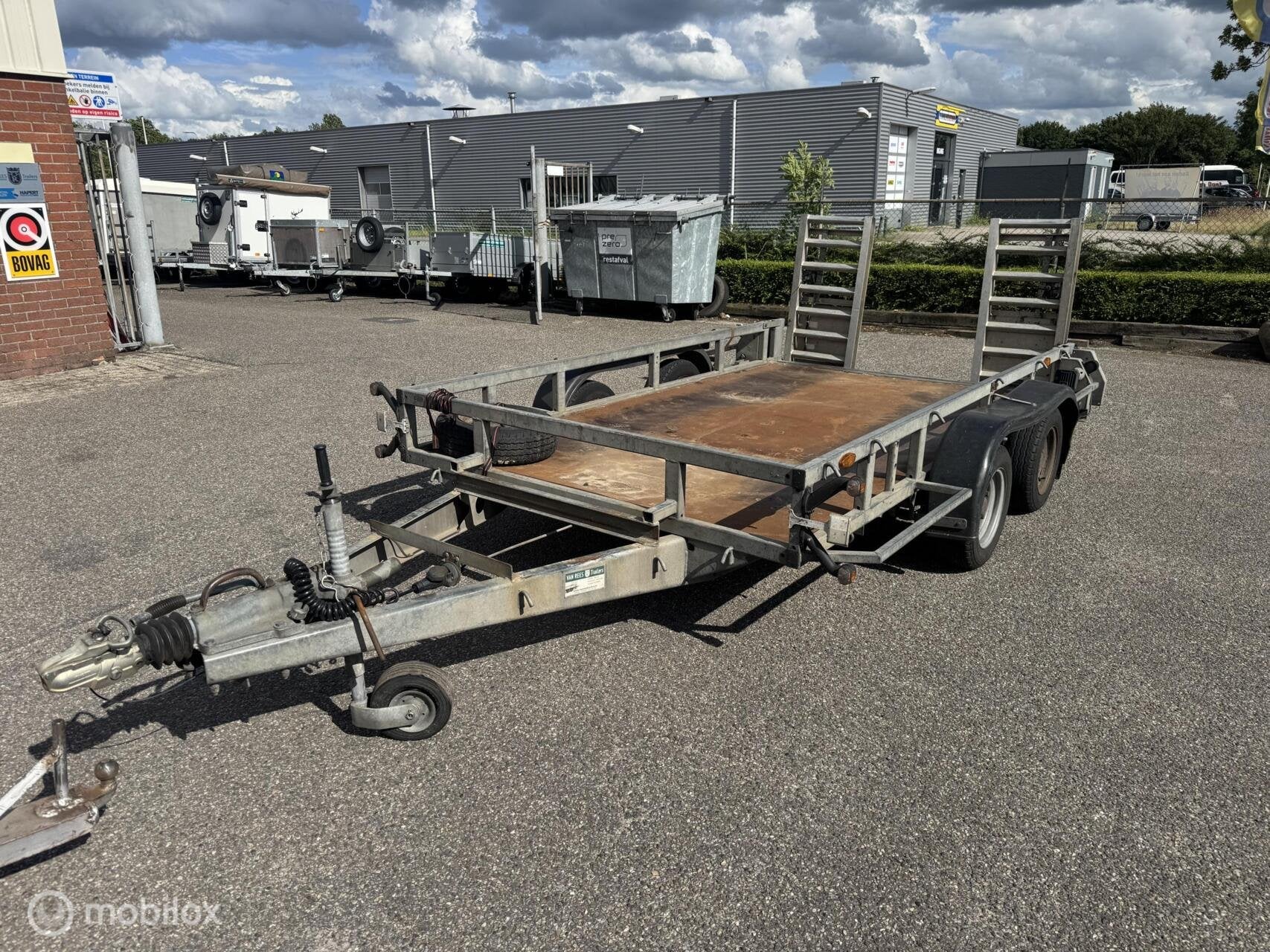 Ifor williams machinetransporter 370x180 3500kg, Gebruikt