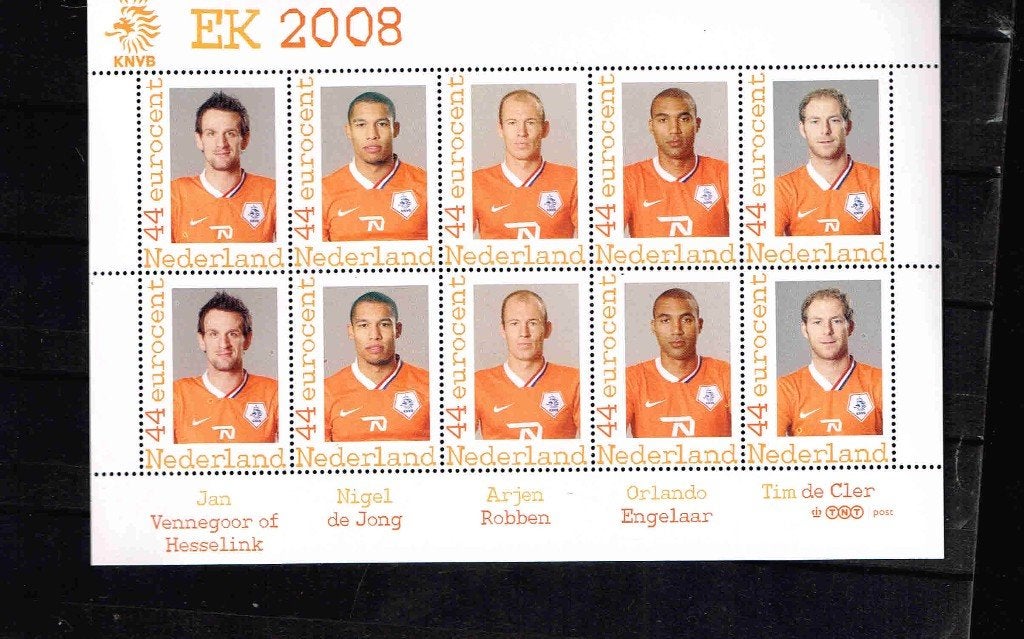Voetbal EK2008/WK2006 11 vellen persoonlijke zegels /p12, Verzenden, Na 1940, Postfris