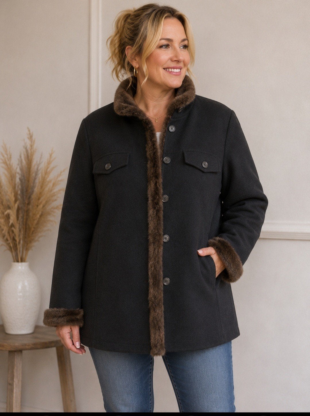 APANAGE Zwart Vest – Maat 42 - -In Topstaat✨️✨️, Zwart, Maat 42/44 (L), Ophalen of Verzenden, Zo goed als nieuw