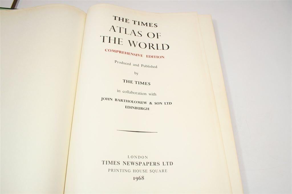 Times Atlas of the World — XL Wereldatlas Vintage [1968], Gelezen, Ophalen of Verzenden, Landkaart, 1800 tot 2000