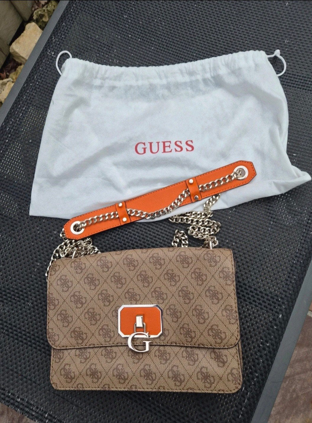 Guess tas, Ophalen, Zo goed als nieuw, Zwart, Handtas
