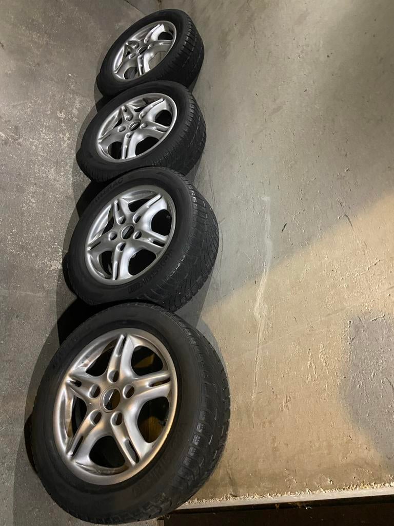 Originele Porsche velgen met Vredestein banden 205/55 R16, Ophalen, Gebruikt, 16 inch, Banden en Velgen