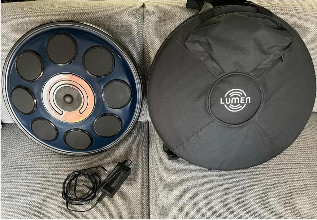Unieke Lumen elektronische handpan - Zo goed als nieuw!, Muziek en Instrumenten, Percussie, Ophalen of Verzenden, Zo goed als nieuw