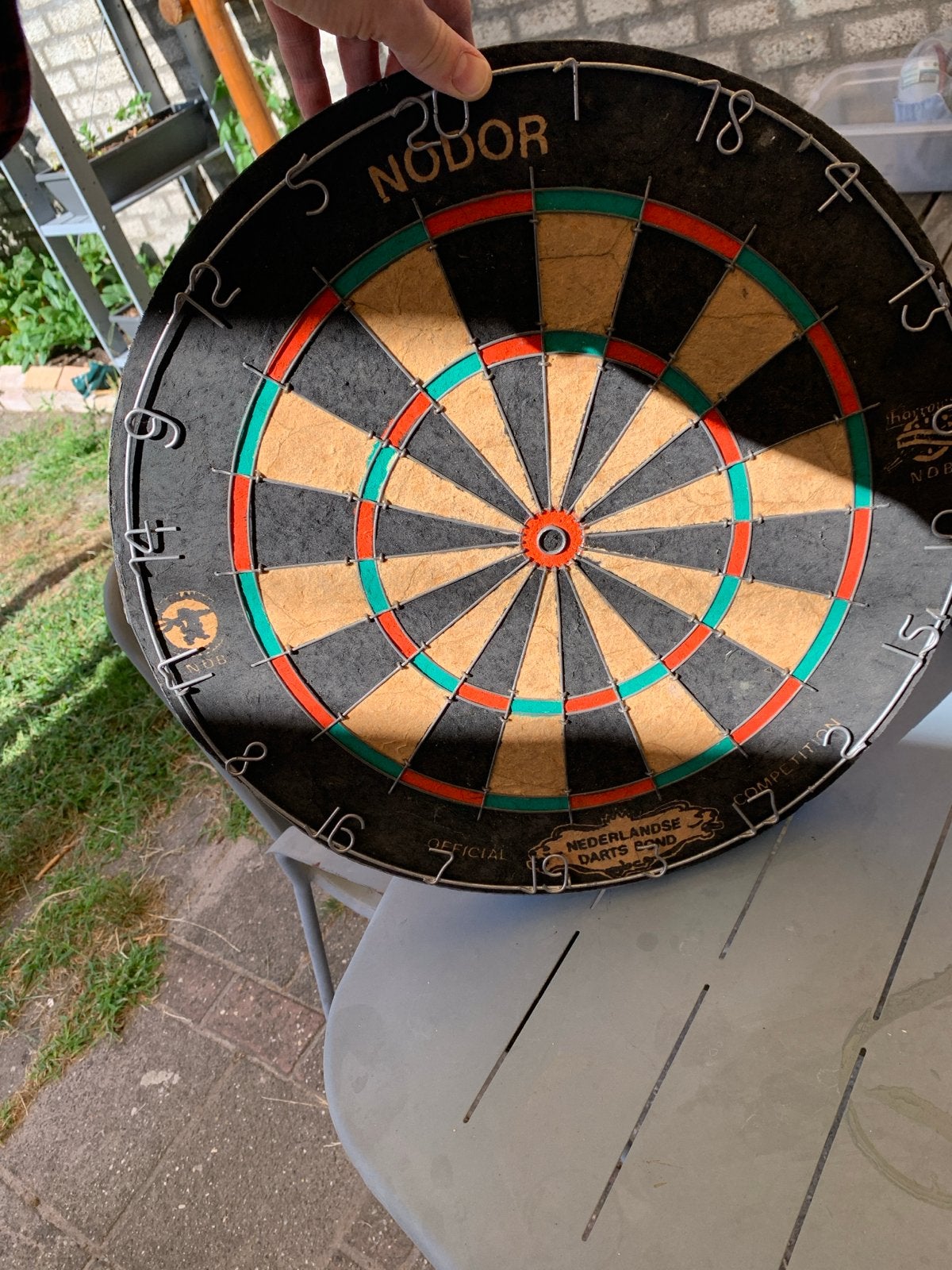 Nodor Dartbord, Sport en Fitness, Darts, Ophalen of Verzenden, Gebruikt, Dartbord, Soft tip