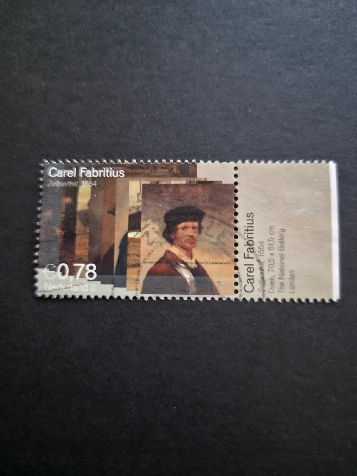 Nederland 2004 Carel Fabritius, Ophalen of Verzenden, Gestempeld