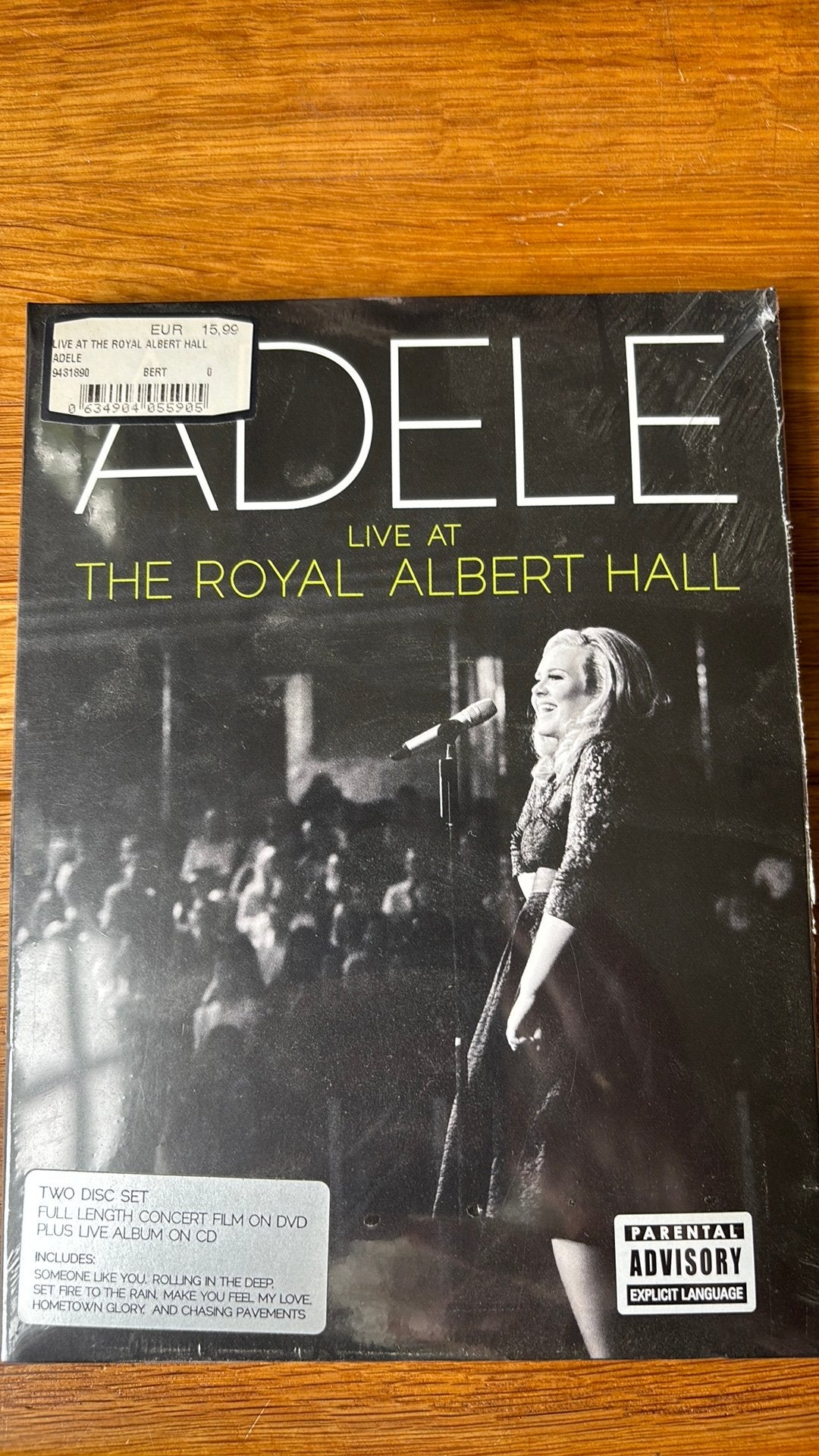 Adele Live at The Royal Albert Hall DVD + CD, Vanaf 16 jaar, Boxset, Muziek en Concerten, Ophalen of Verzenden