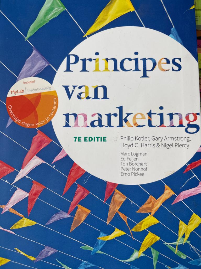 Principes van marketing - 7e editie, Boeken, Ophalen of Verzenden, Zo goed als nieuw, Economie en Marketing