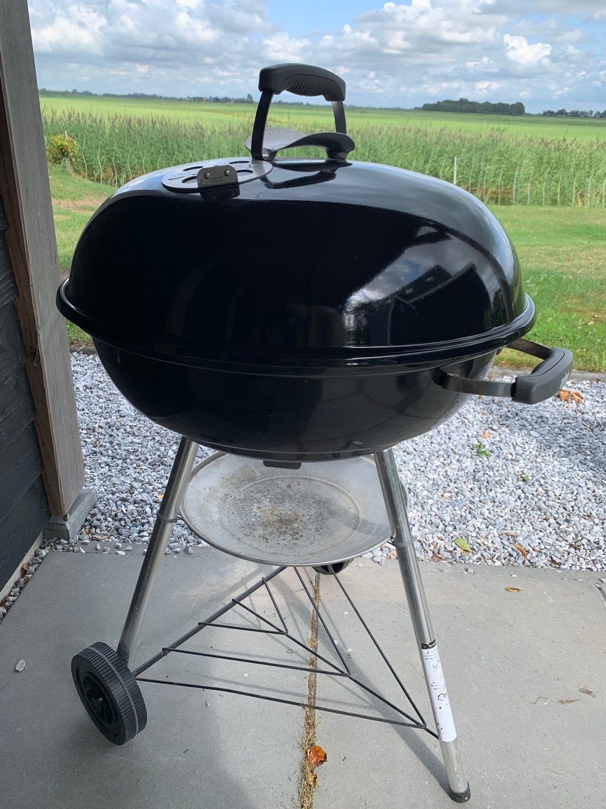 Weber Compact Kettle BBQ 57cm - Zwart, Ophalen, Gebruikt