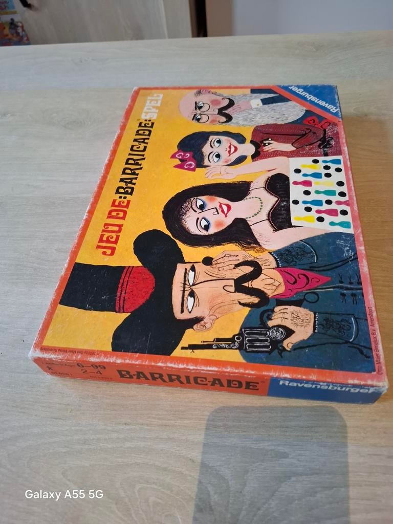 Vintage Barricade Spel van Ravensburger (Jeu de Barricade), Gebruikt, Info@ravensburger.com, Robert-Bosch-Straße 1, 88214 Ravensburg, Duitsland