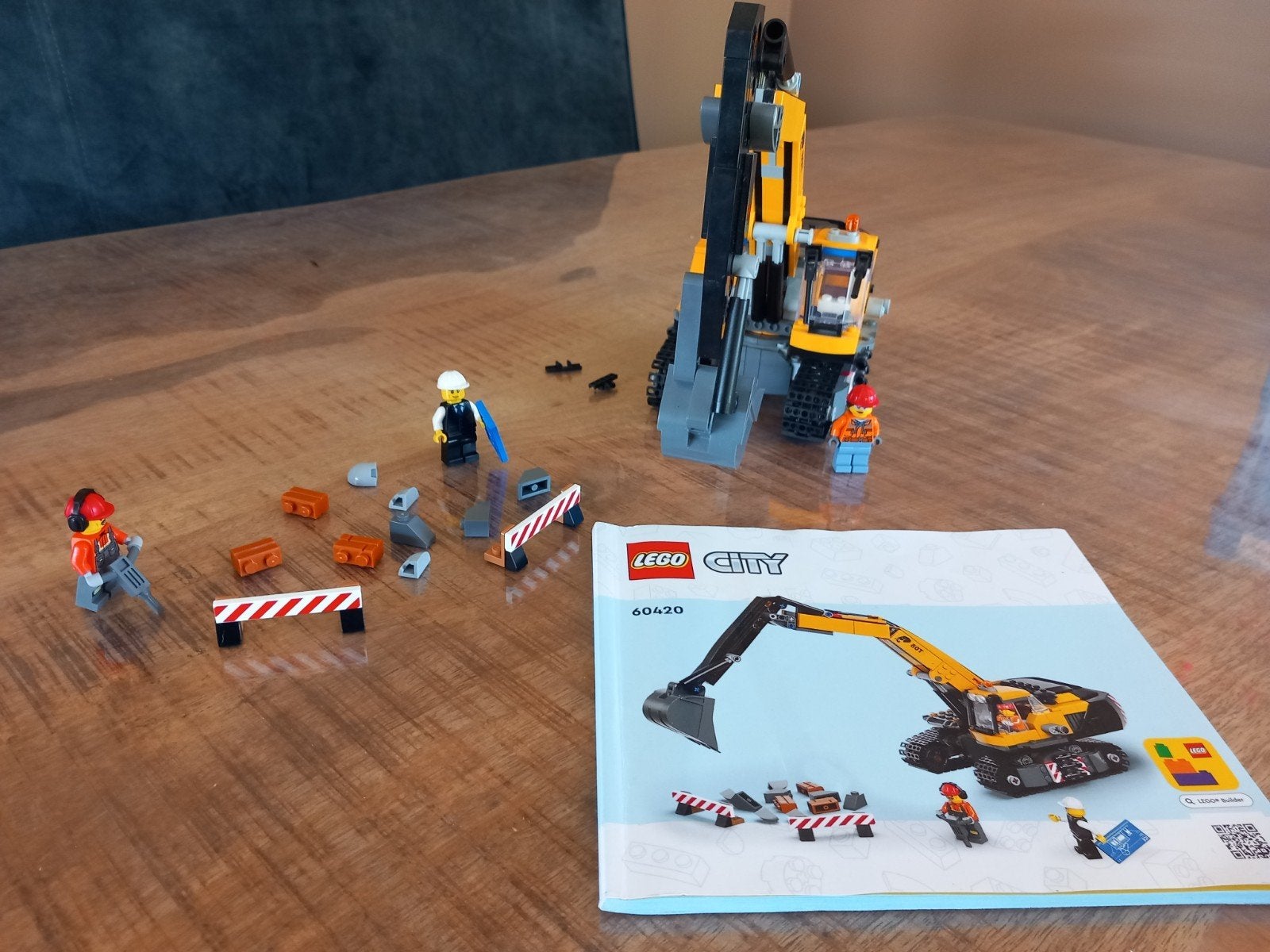 Lego City Graafmachine 60420 met minifiguren en instructies, Compleet, City, Verzenden, Lego