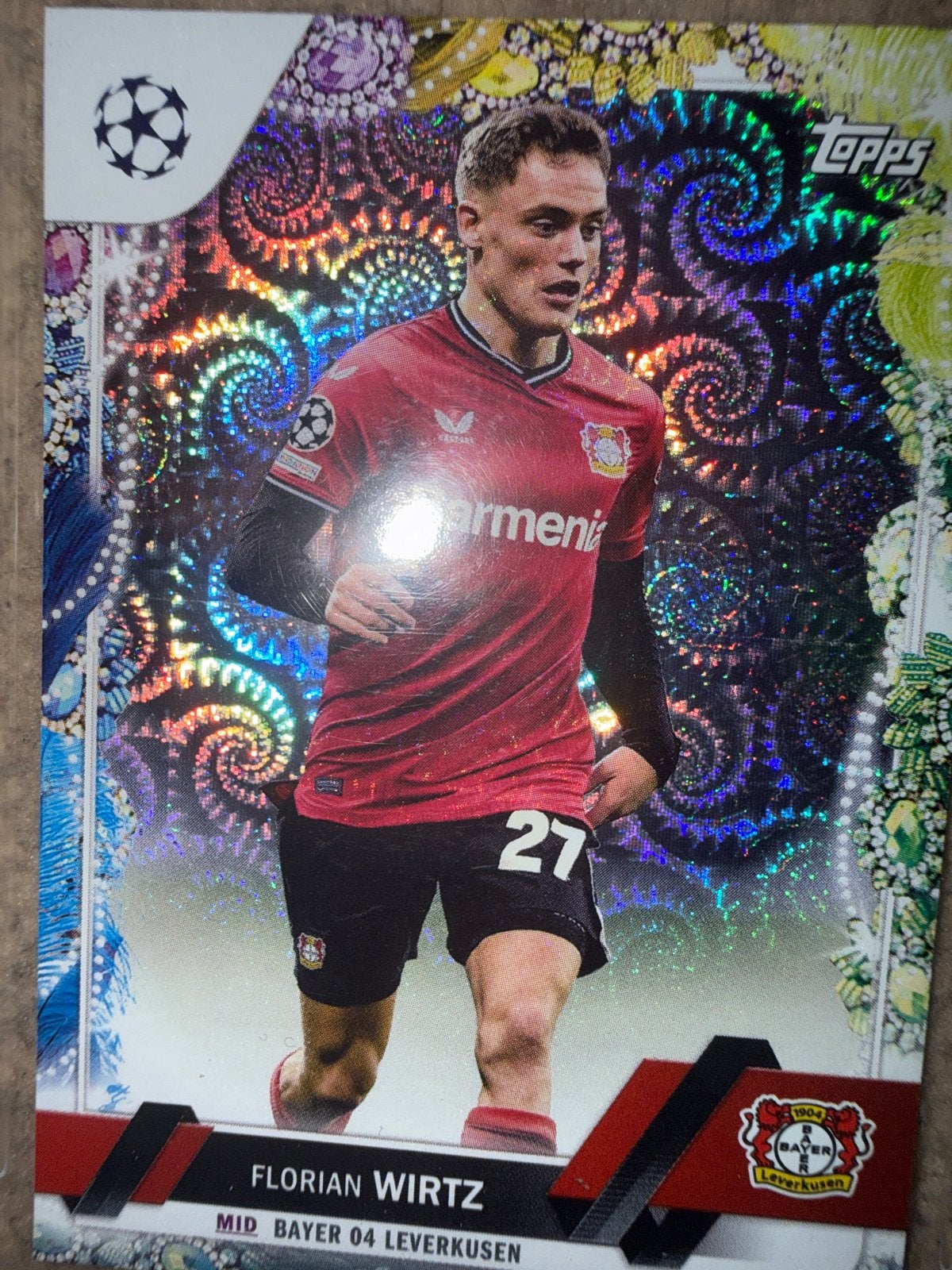 Florian Wirtz Topps Champions League Voetbalkaart, Verzamelen, Ophalen of Verzenden, Zo goed als nieuw, Buitenlandse clubs, Spelerskaart