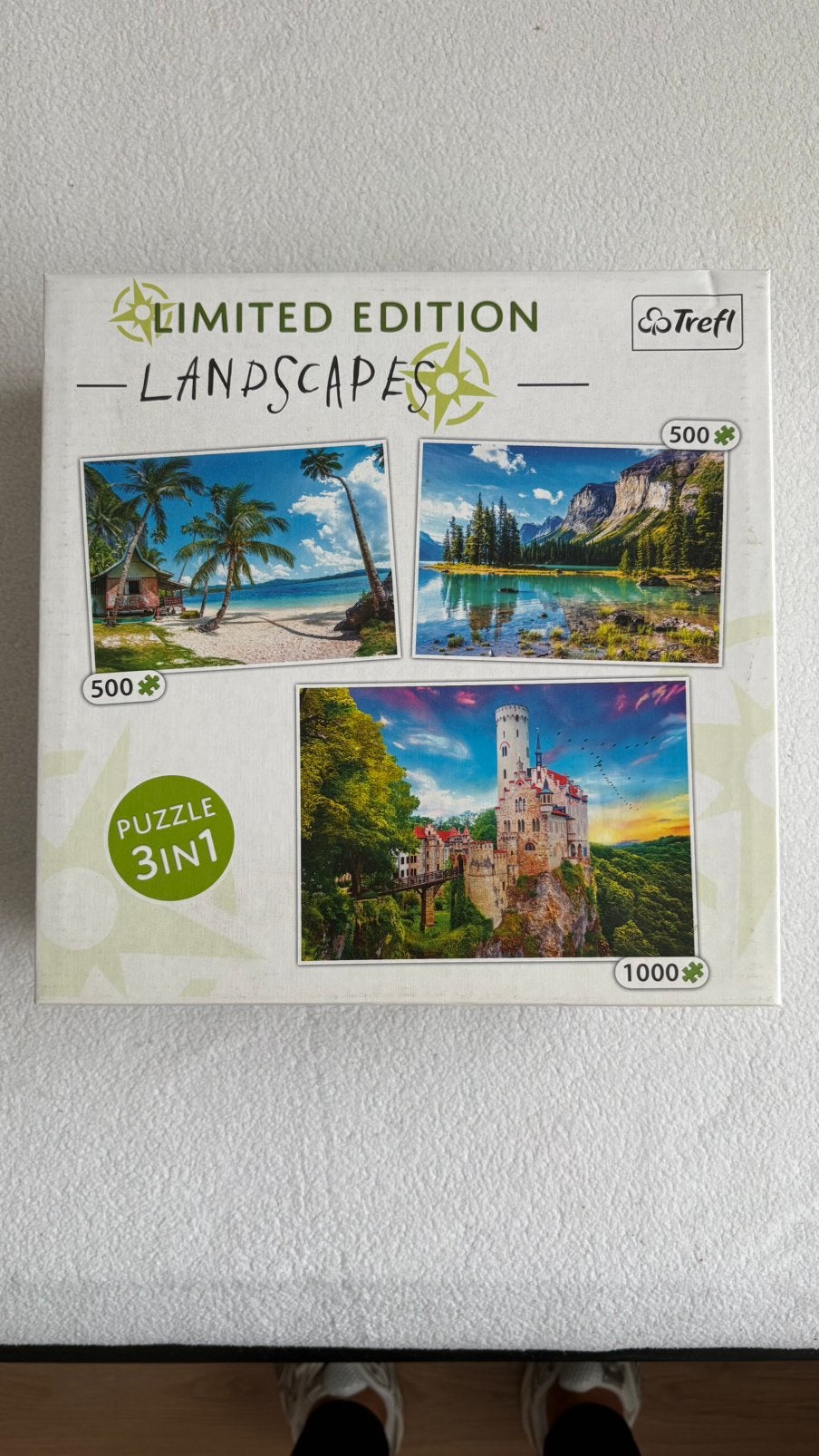 Trefl puzzel box, Hobby en Vrije tijd, Denksport en Puzzels, Zo goed als nieuw, Legpuzzel, 500 t/m 1500 stukjes, Ophalen of Verzenden