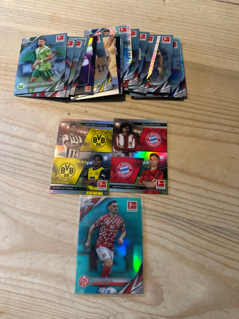 Bundesliga Voetbal Kaarten Bundel - Topps Chrome, Ophalen of Verzenden, Zo goed als nieuw, Buitenlandse clubs, Spelerskaart