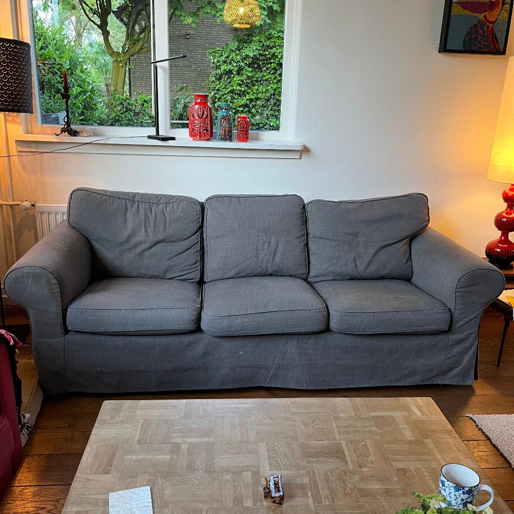 Ektrop bank IKEA 3 zits. Gratis, Ophalen, Gebruikt, Driepersoons, 75 tot 100 cm