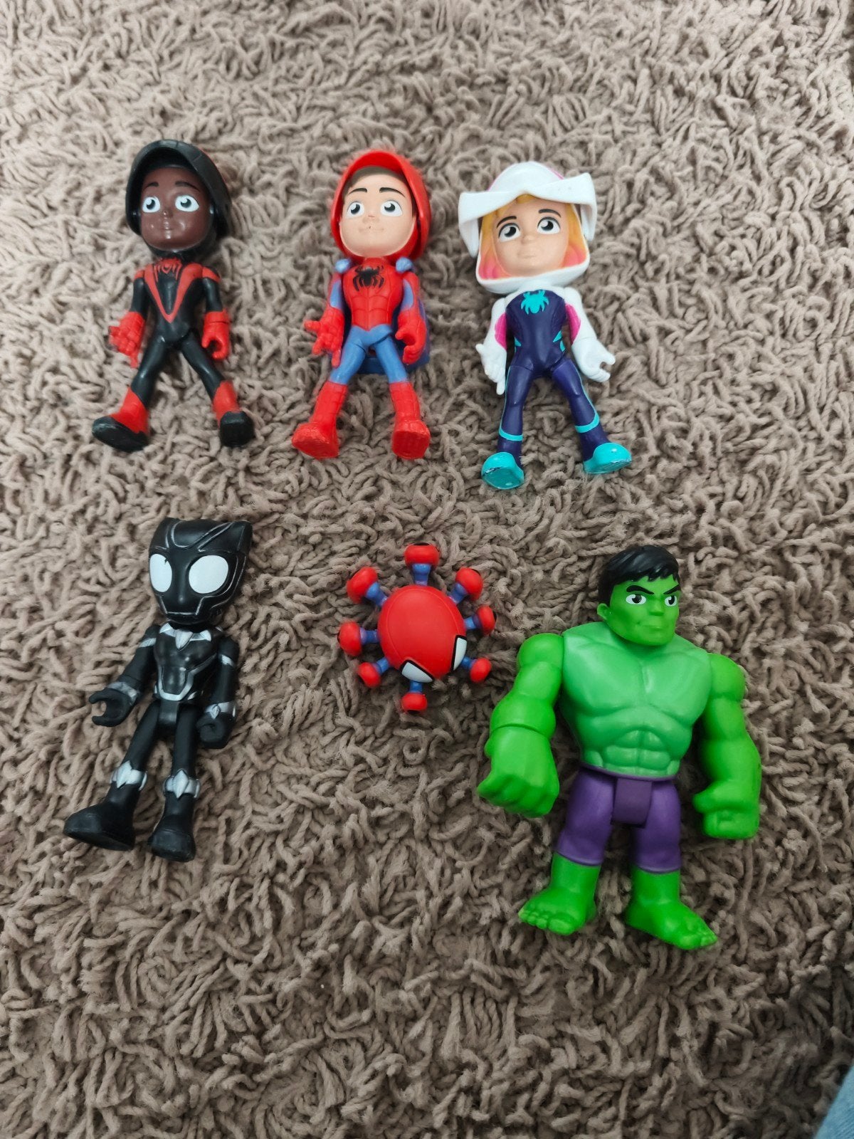Marvel superhelden figuren set - Spiderman, Hulk en meer, Ophalen, Gebruikt