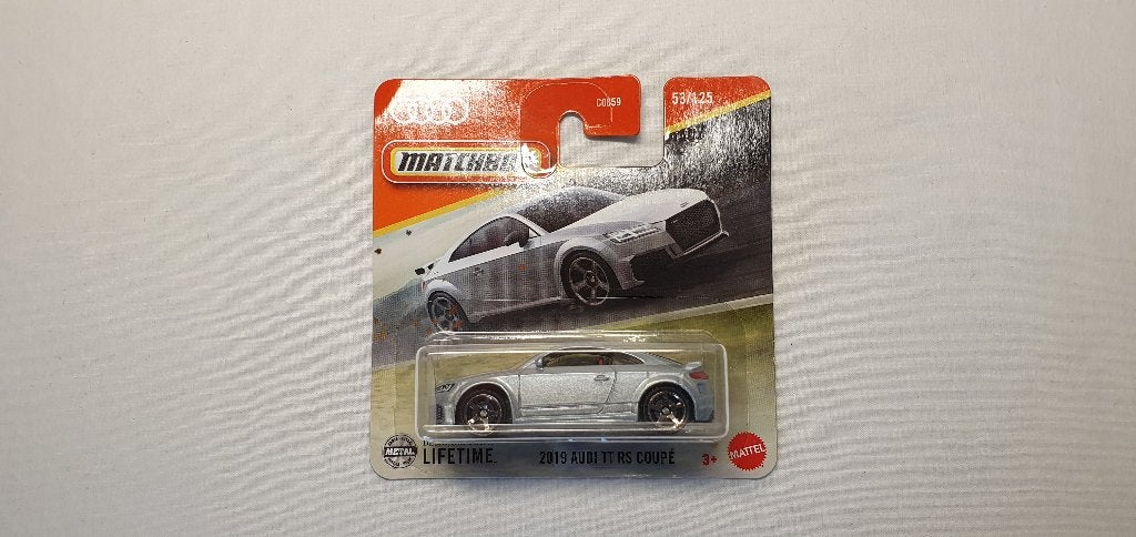 Matchbox 2019 Audi TT RS Coupé zilver, Ophalen of Verzenden, Nieuw, Auto