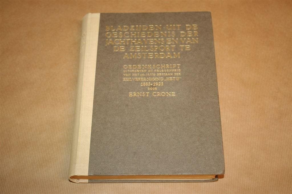 Gesch. Jachthavens & Zeilsport Amsterdam. Crone, 1925., Boeken, Ophalen of Verzenden, Gelezen, Watersport en Hengelsport