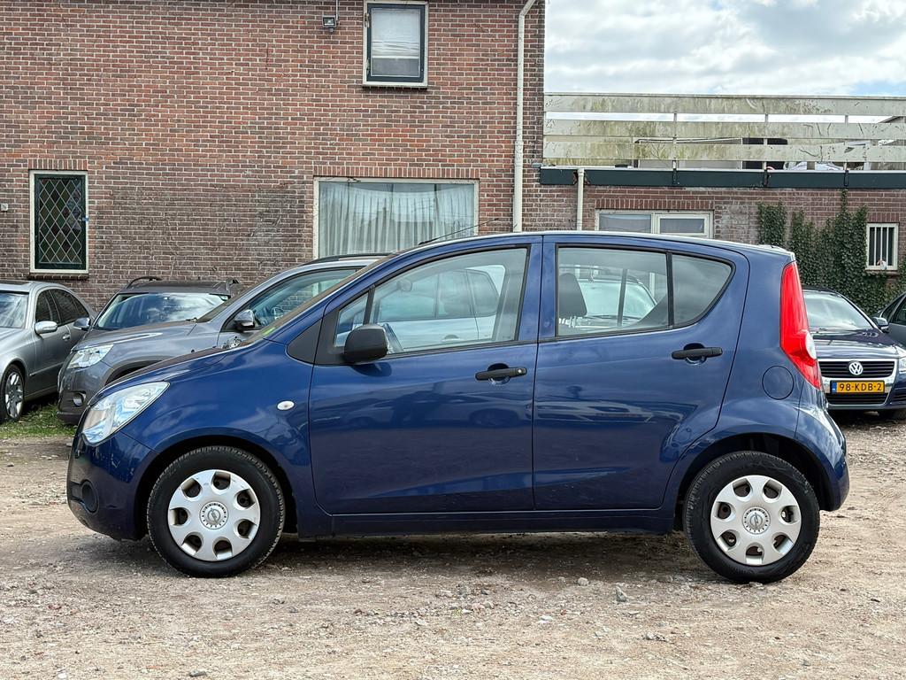 Opel Agila 1.0 Essentia/ HOGE INSTAP/ LAAG KM, Airbags, Gebruikt, 31 €/maand, Blauw
