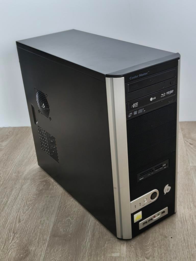 Nette desktop computer met windows 10, Gebruikt, 8 GB, 750gb, HDD