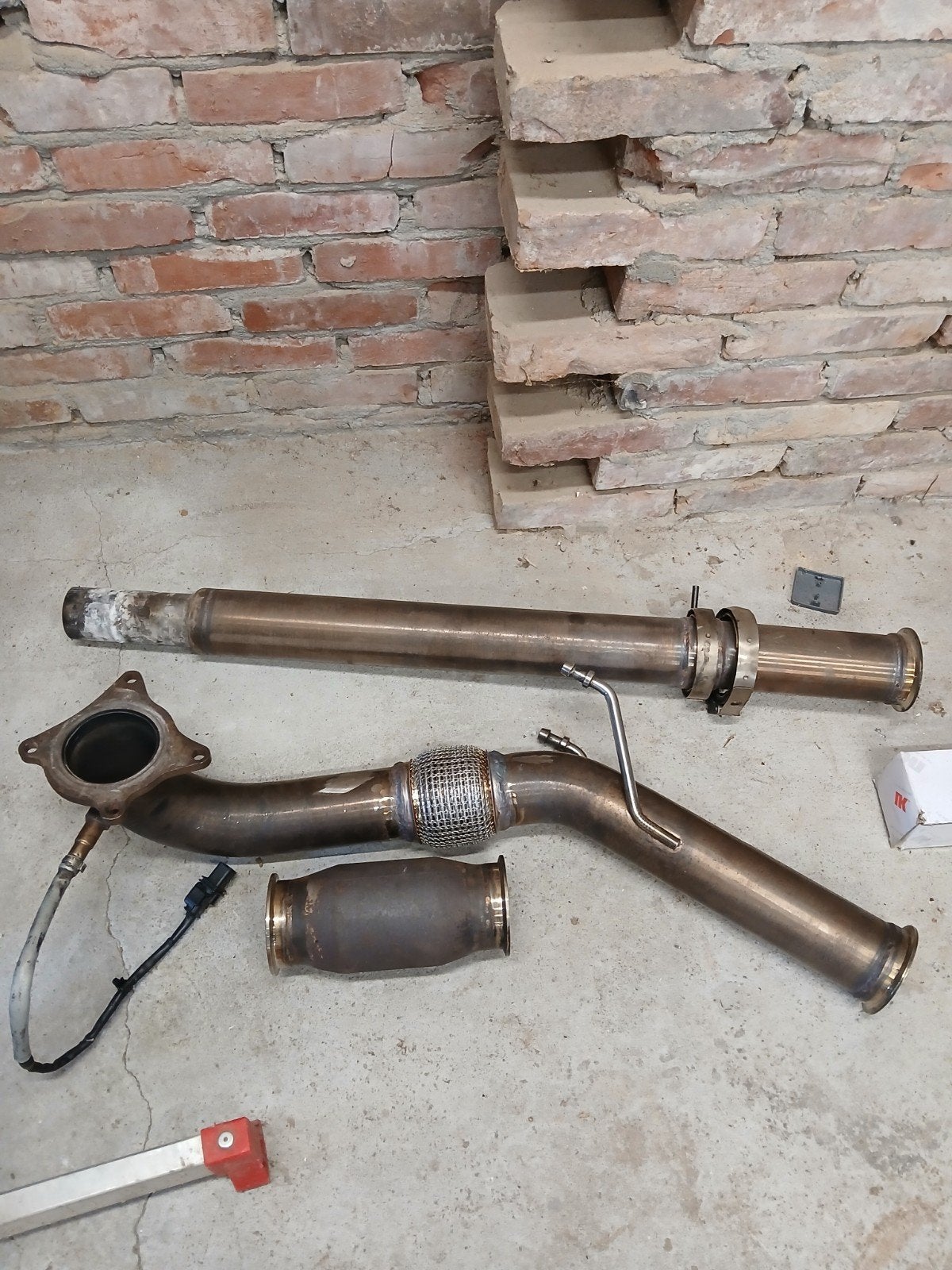 downpipe golf 5 gti, Auto-onderdelen, Uitlaatsystemen, Ophalen, Gebruikt, Volkswagen