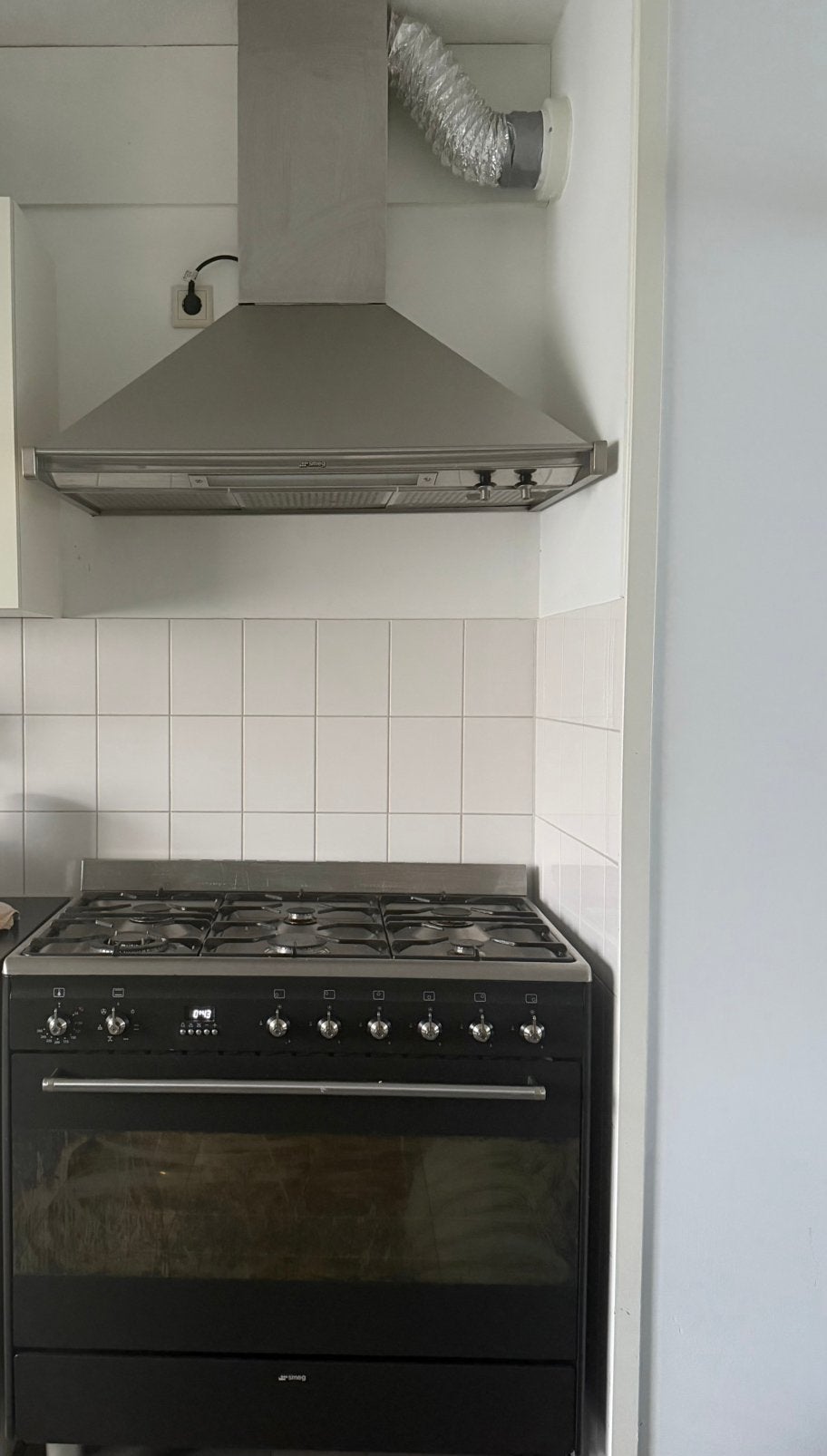 Gasfornuis, Ophalen, 60 cm of meer, Zo goed als nieuw, Gas