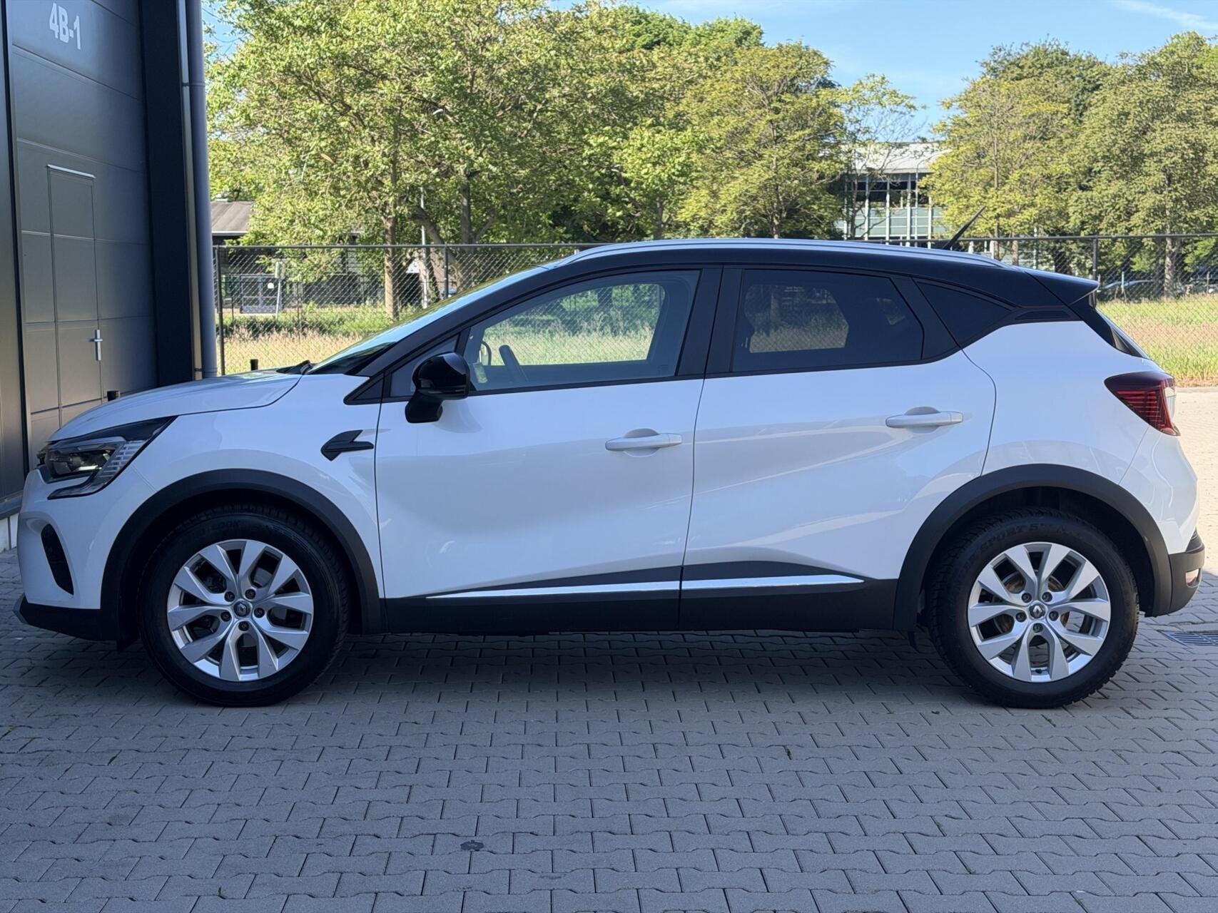 Renault Captur 1.0 1Eig 90 Zen Parelmoer Trekhaak PDC Airco, Auto's, Voorwielaandrijving, Stof, Gebruikt, Met garantie (alle)