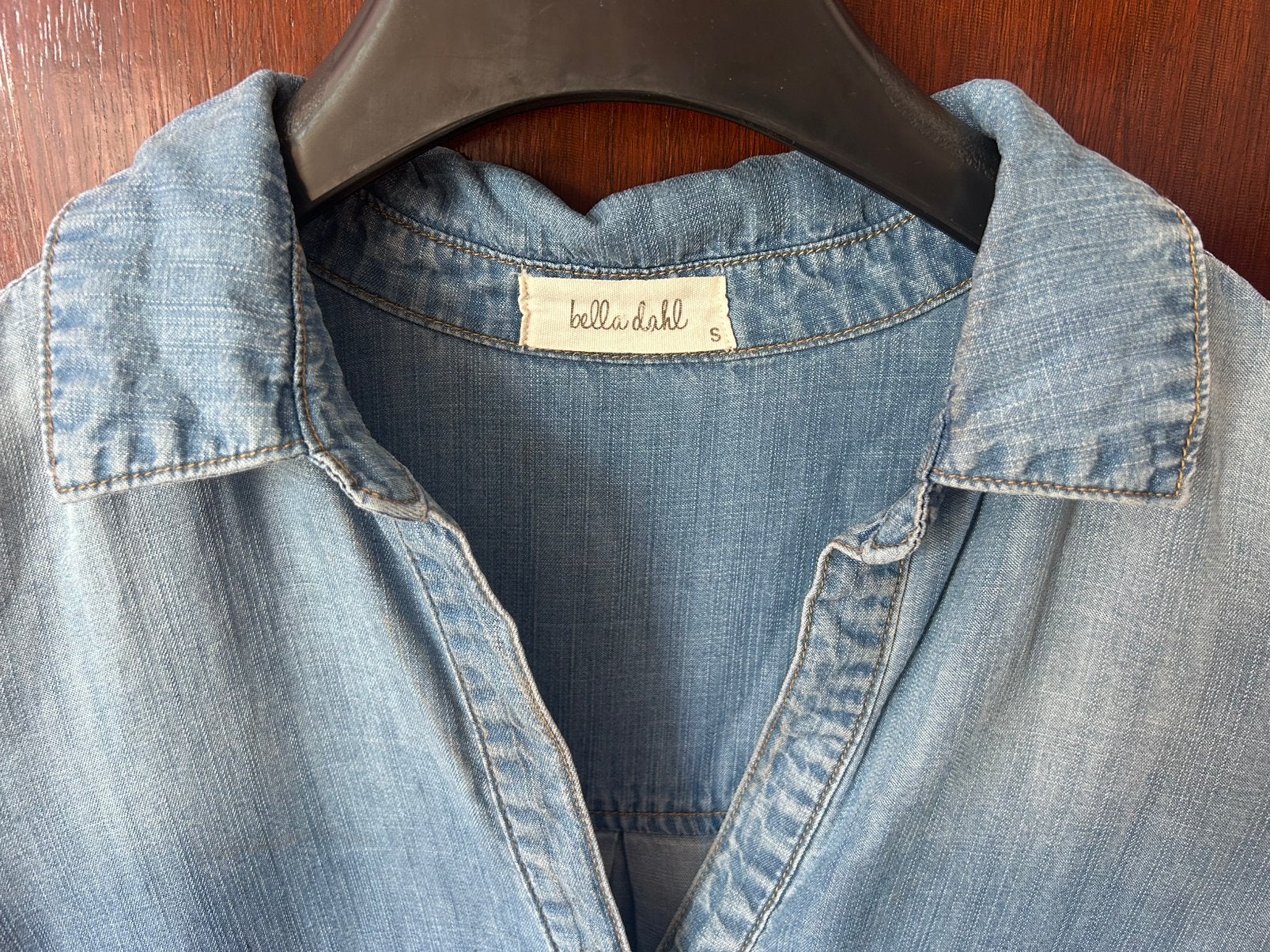 Bella Dahl spijkerjurk, Blauw, Ophalen of Verzenden, Knielengte, Maat 36 (S)
