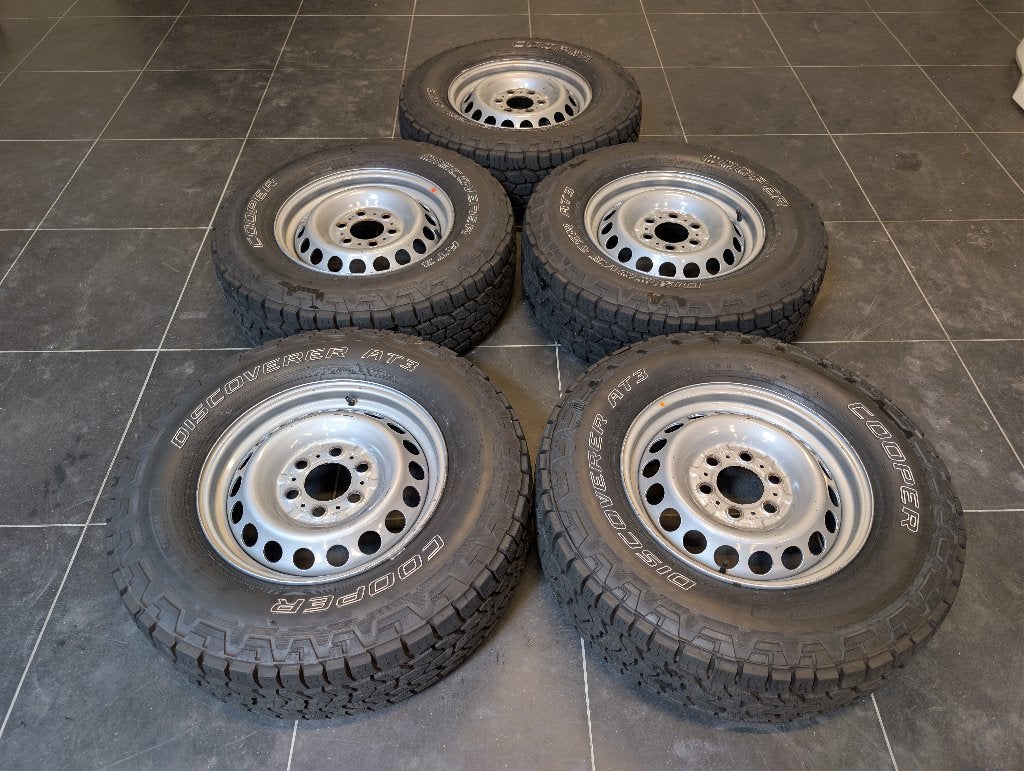 Sprinter/Crafter velgen met Cooper 245/70-16 118/115R (5X!!), Auto-onderdelen, Banden en Velgen, Ophalen, Velg(en), 16 inch, All Season