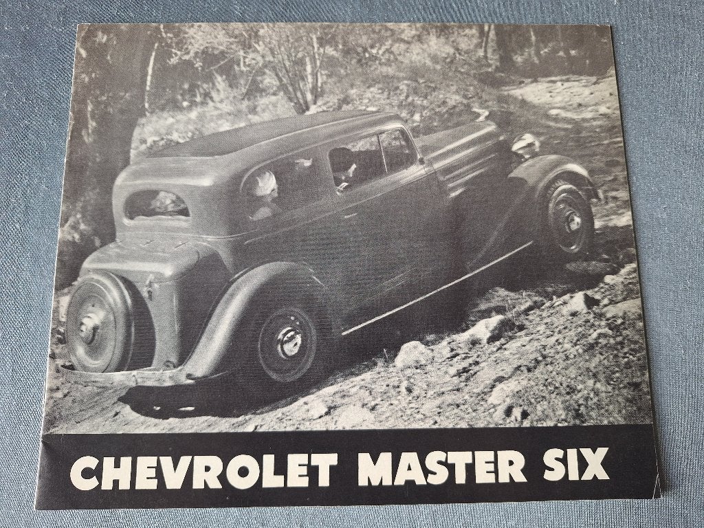 Brochure CHEVROLET MASTER SIX - Mogelijk reprint, Verzenden, Gelezen, Chevrolet